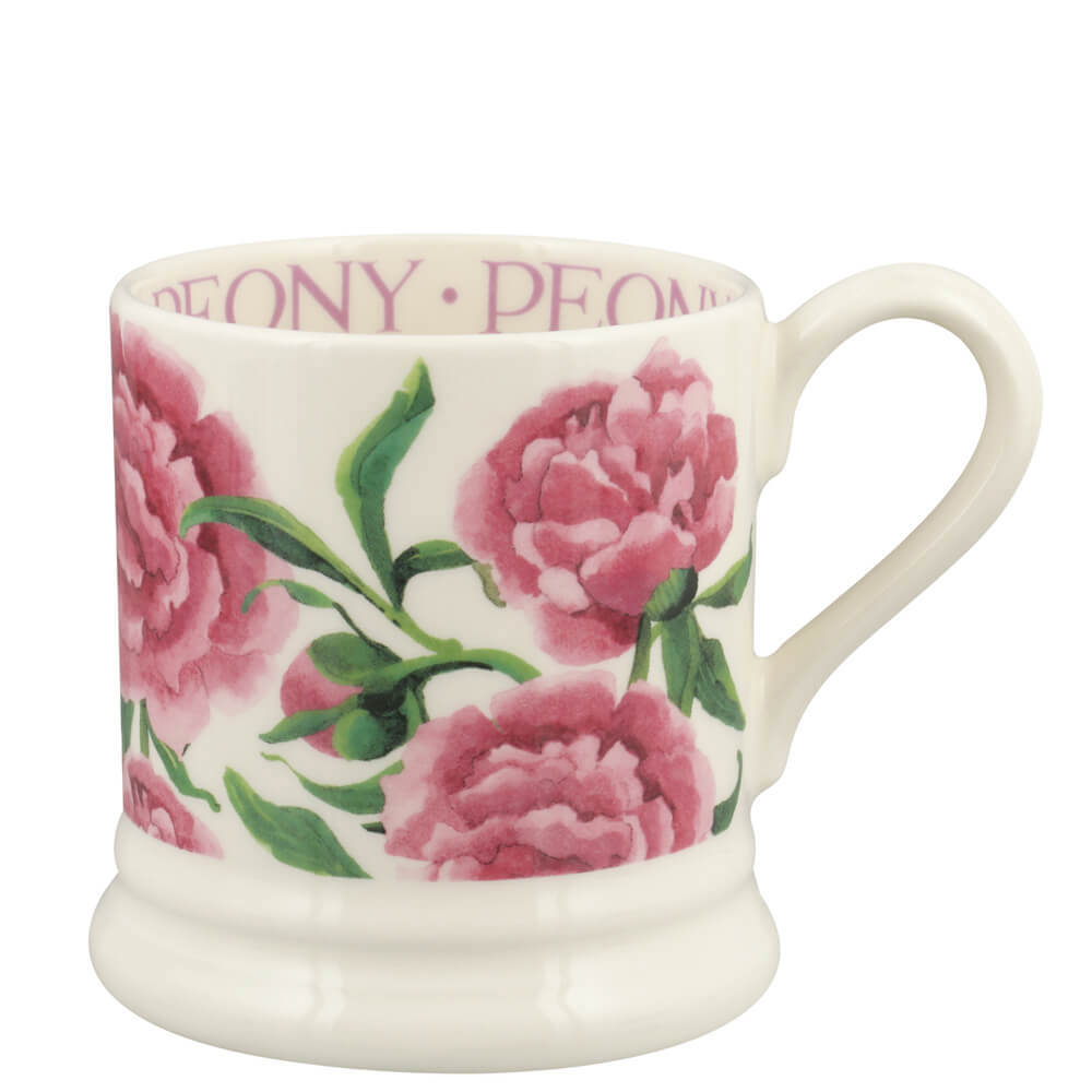 Emma Bridgewater Pink Peony Half Pint Mug